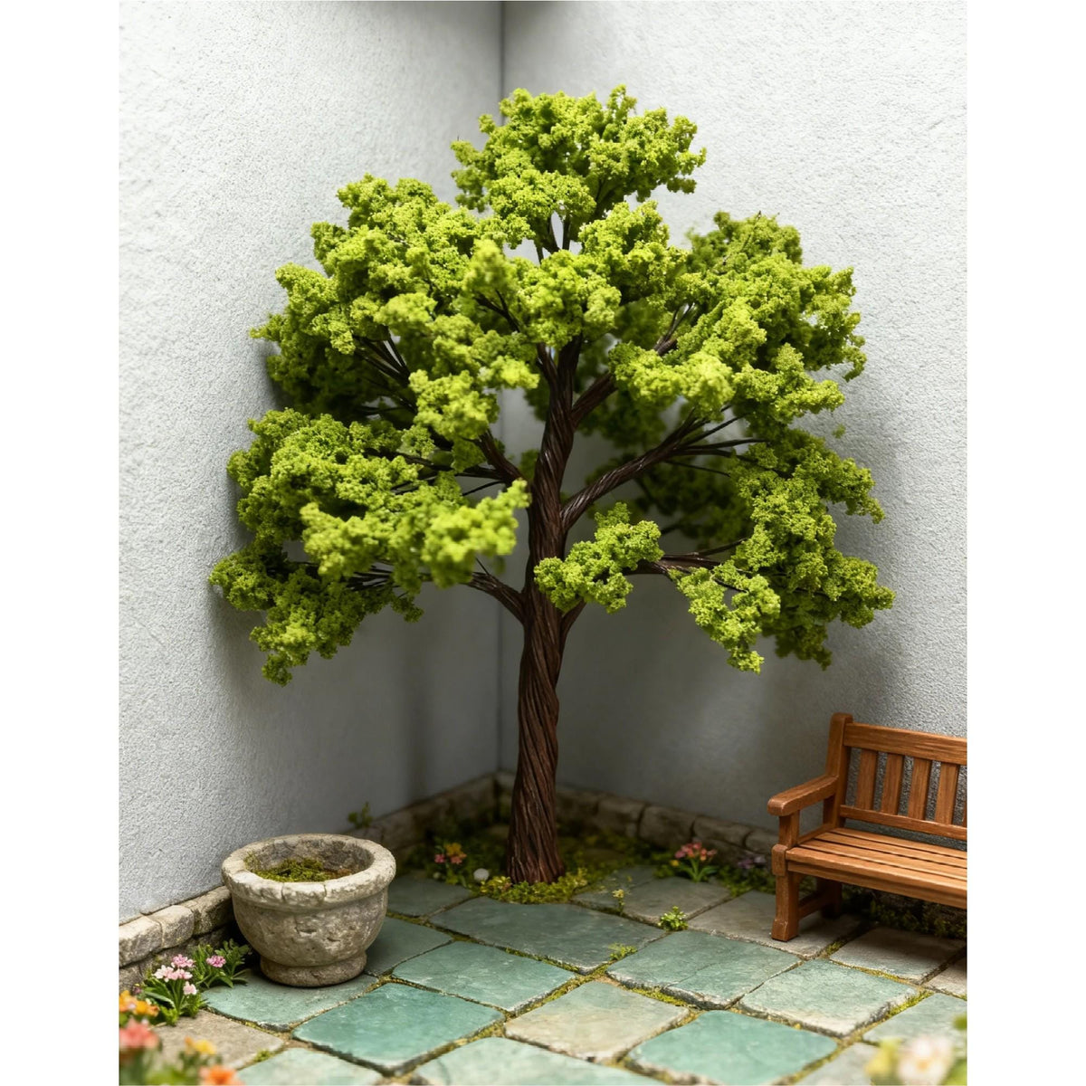 10-20cm Custom Wire Trees Model Landscape Microscene Miniature Train Railway Scene Decor