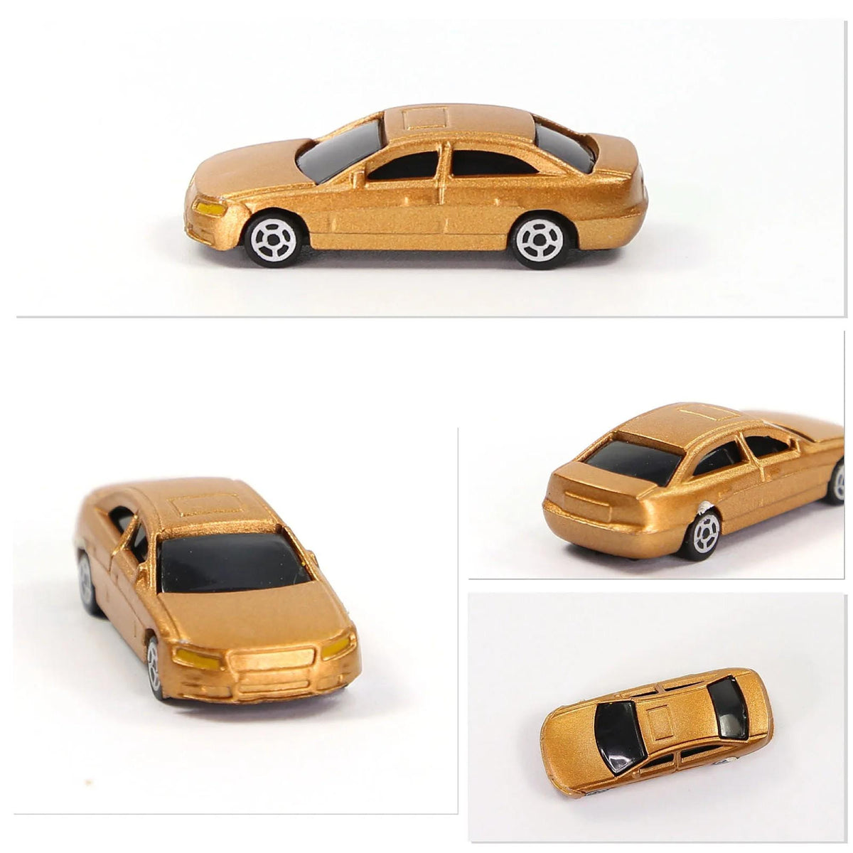 50pcs N Scale 1:160 Mini Model Cars Train Layout Plastic Vehicles Set