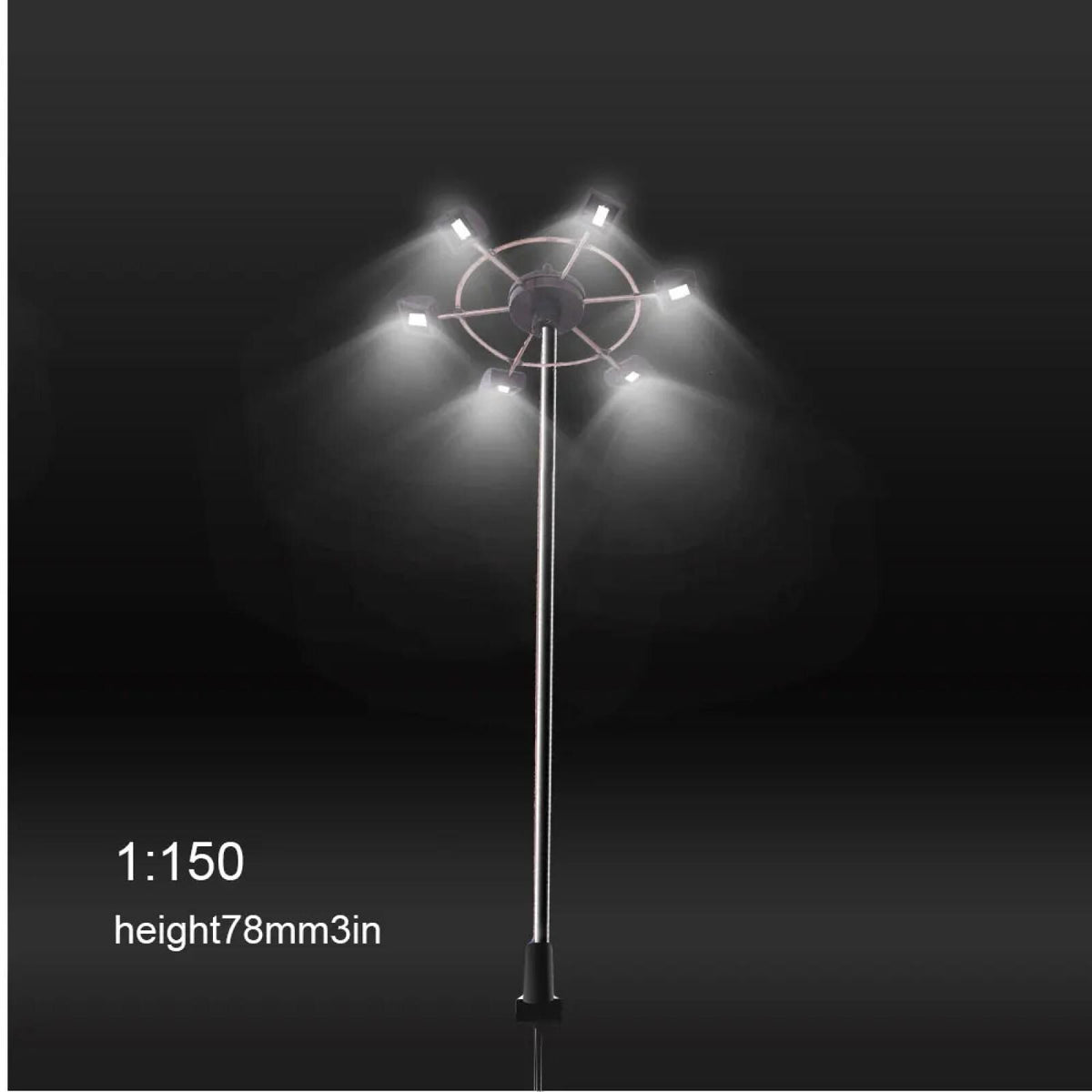 HO & N Scale 3V LED Signal Tower Light for Model Railways, Dioramas, Gardens , Playgrounds