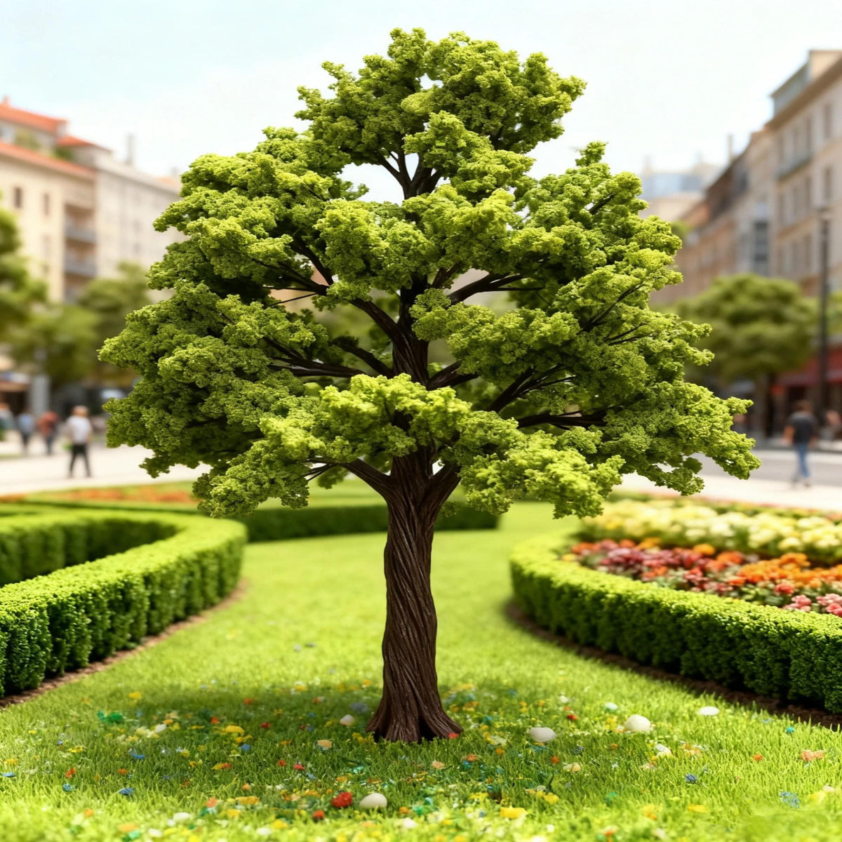 10-20cm Custom Wire Trees Model Landscape Microscene Miniature Train Railway Scene Decor
