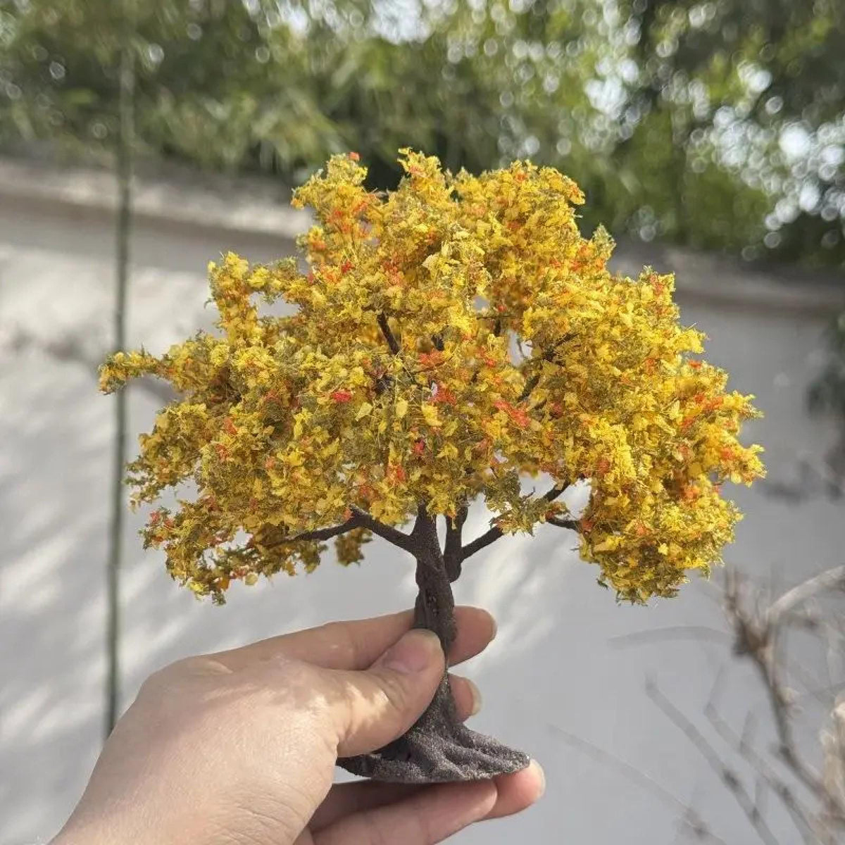 Miniature Osmanthus Wire Tree: DIY Sand Table Landscape Decor