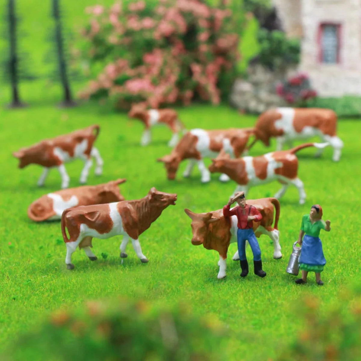 HO Scale Farm Animal Figures – 1:87 for Railway Dioramas & Model Scenery