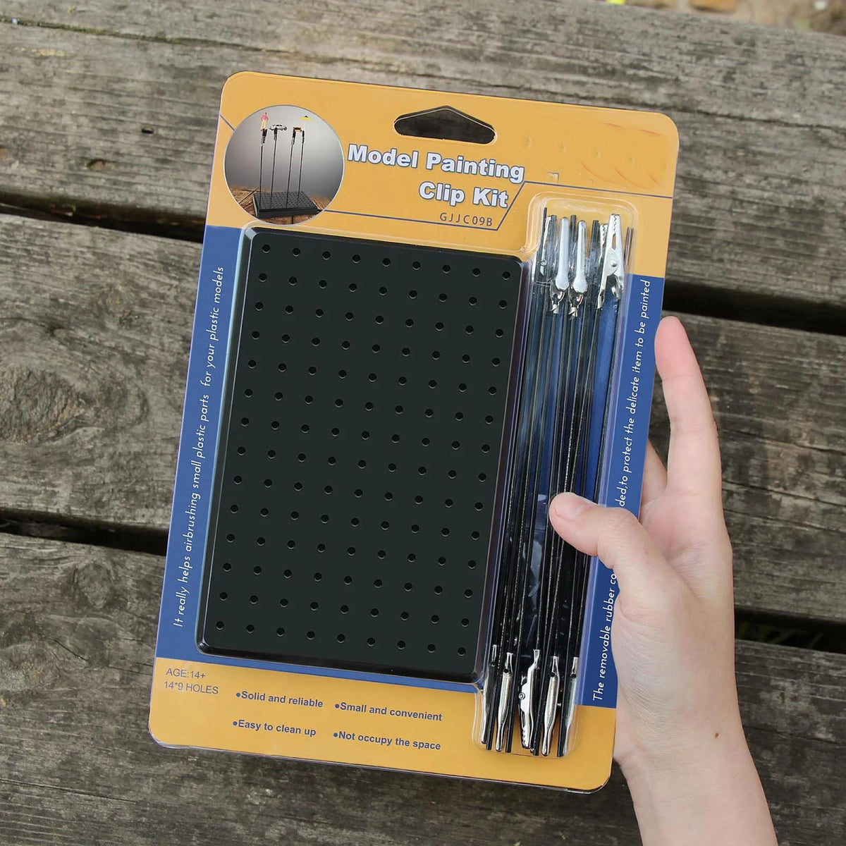 14x9 Holes Painting Stand Base Model Airbrush Holder Tool