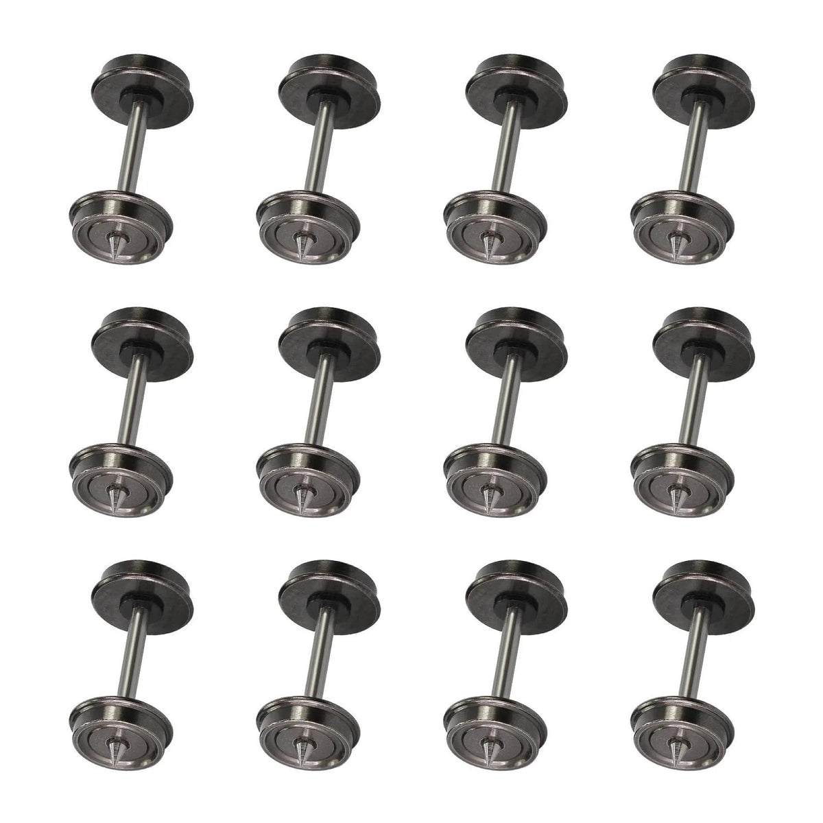 HO Scale 1:87 33" Metal Wheelsets – 12/24 Pack C8725