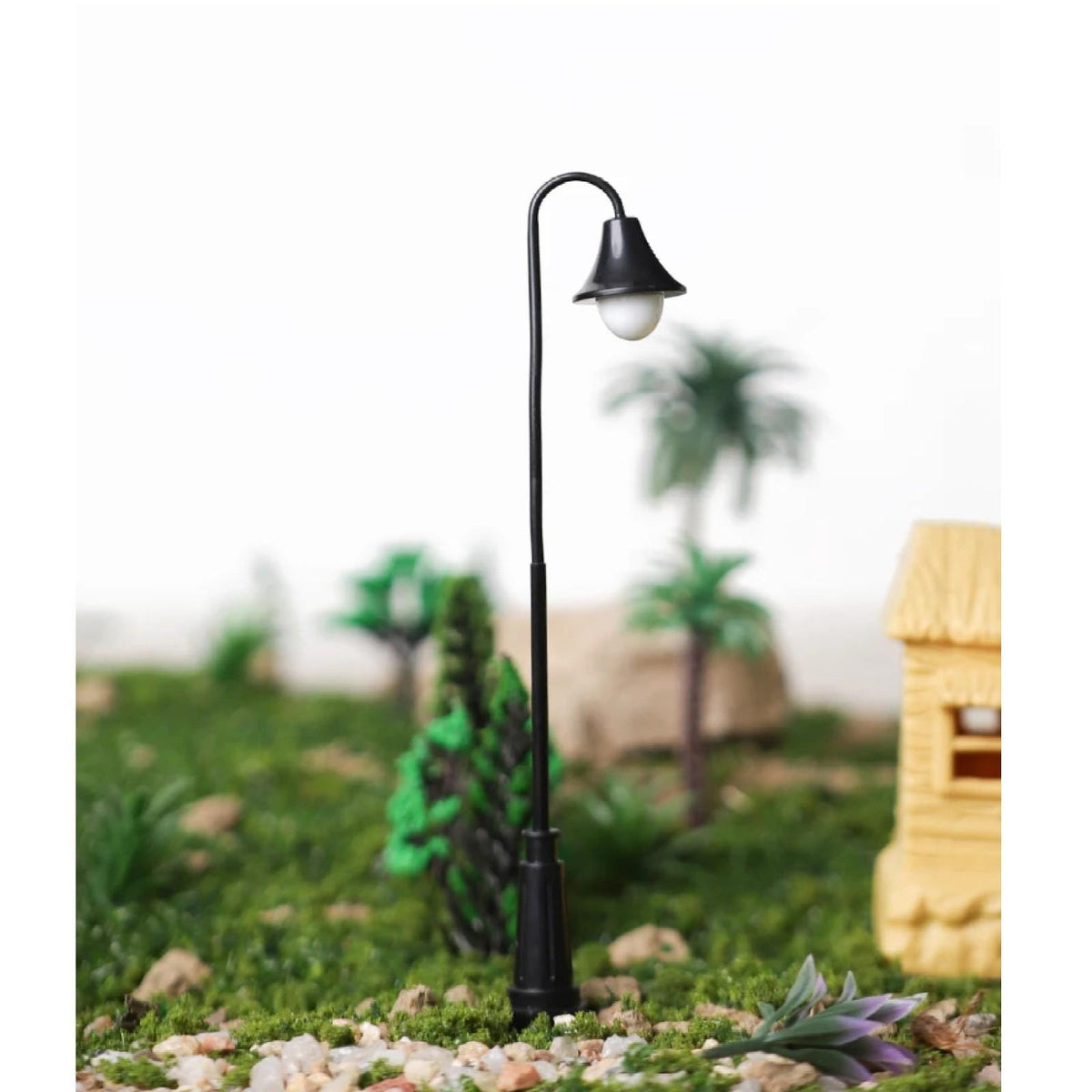 3pcs Miniature Garden LED Lamps – 12V Model Lights for Train Layout Diorama Scenery