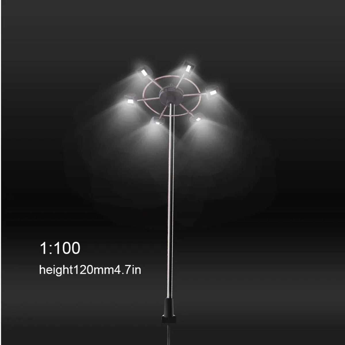 HO & N Scale 3V LED Signal Tower Light for Model Railways, Dioramas, Gardens , Playgrounds