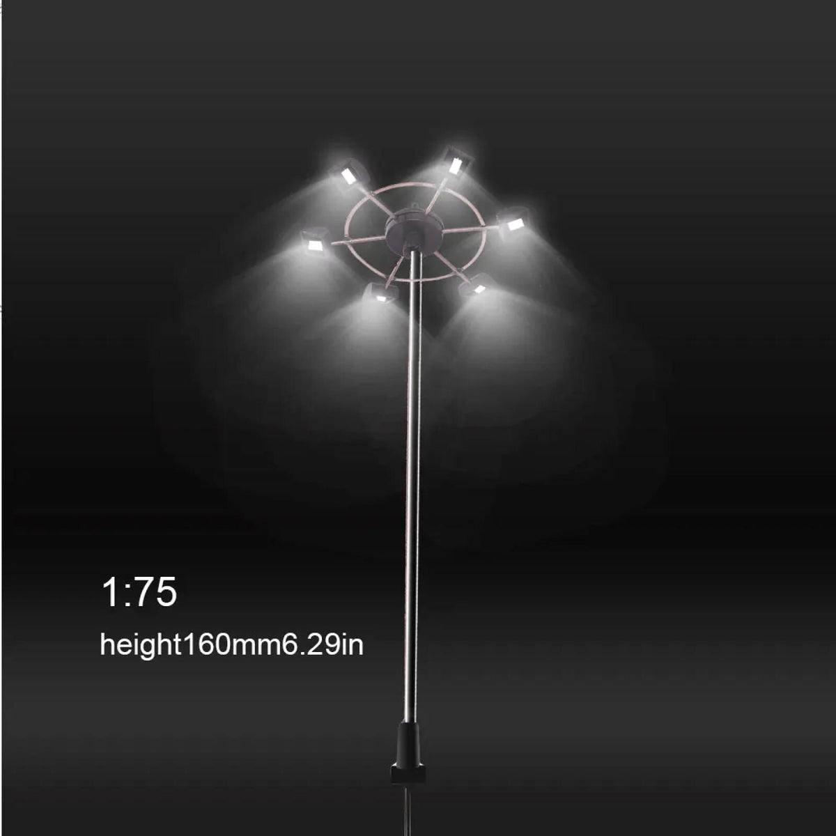HO & N Scale 3V LED Signal Tower Light for Model Railways, Dioramas, Gardens , Playgrounds