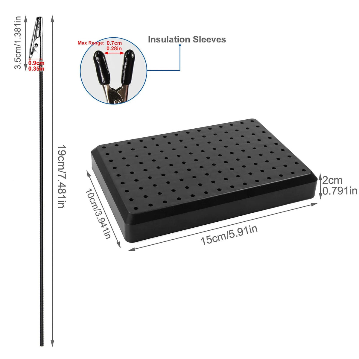 14x9 Holes Painting Stand Base Model Airbrush Holder Tool