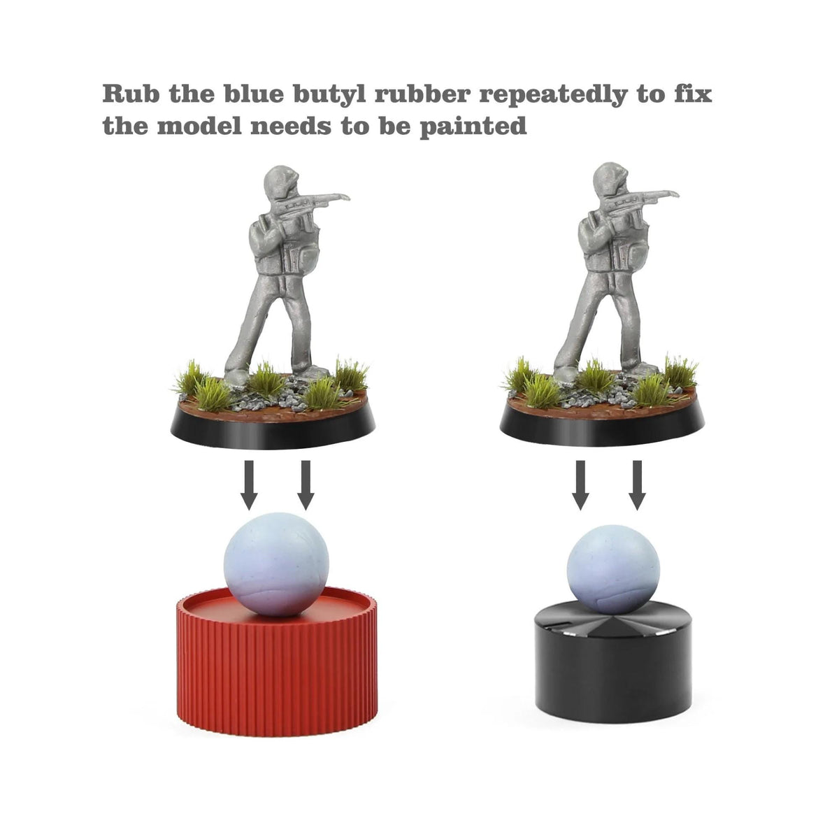 Miniature Painting Handle with Strong Clips: Handheld Model Holder