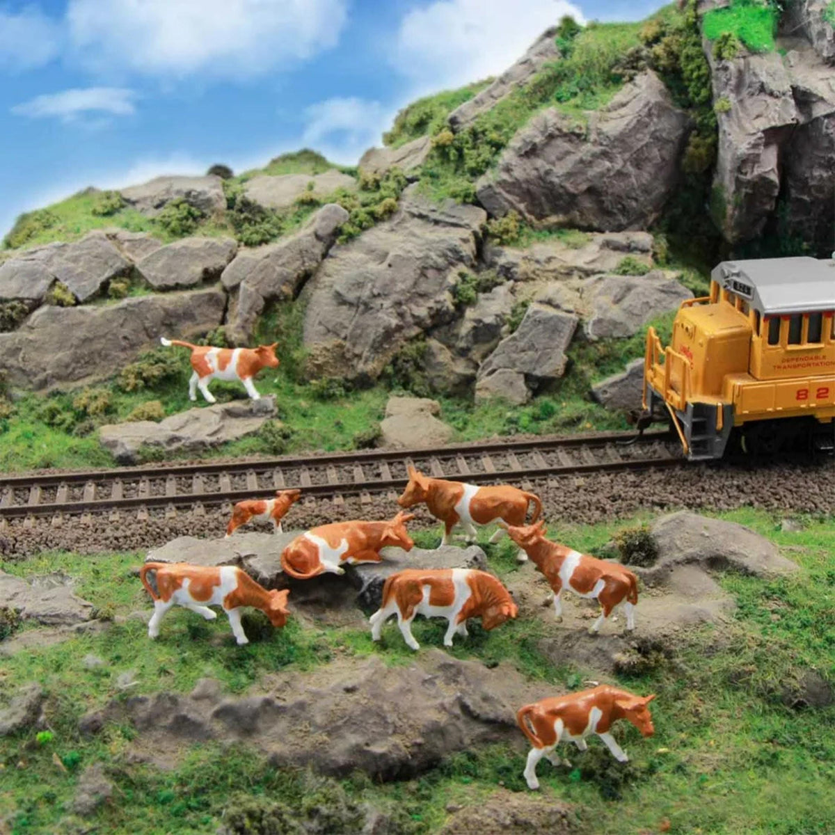 HO Scale Farm Animal Figures – 1:87 for Railway Dioramas & Model Scenery
